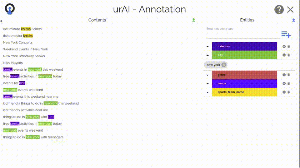 Download output files from urAI