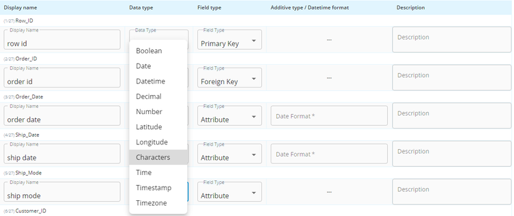 Configuration page